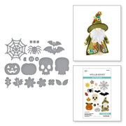 Spellbinders - Autumn & Halloween Embellishments Etched Dies from the 3D Felt Décor Collection by Sandi MacIver