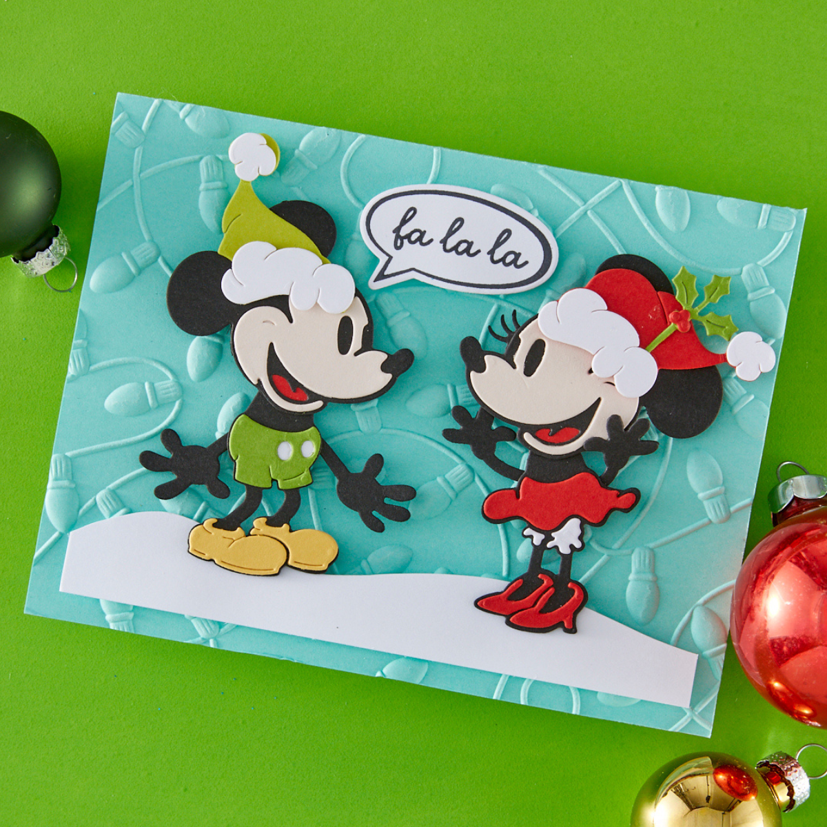 Spellbinders - Classic Mouse Christmas Embellishments Etched Dies from the Say Cheese Classic Mouse Christmas Collection