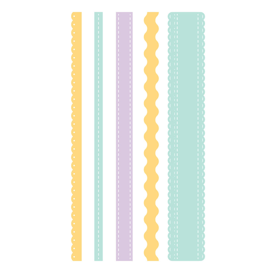 Spellbinders - Ribbon & Trim Etched Dies with Simple Stories