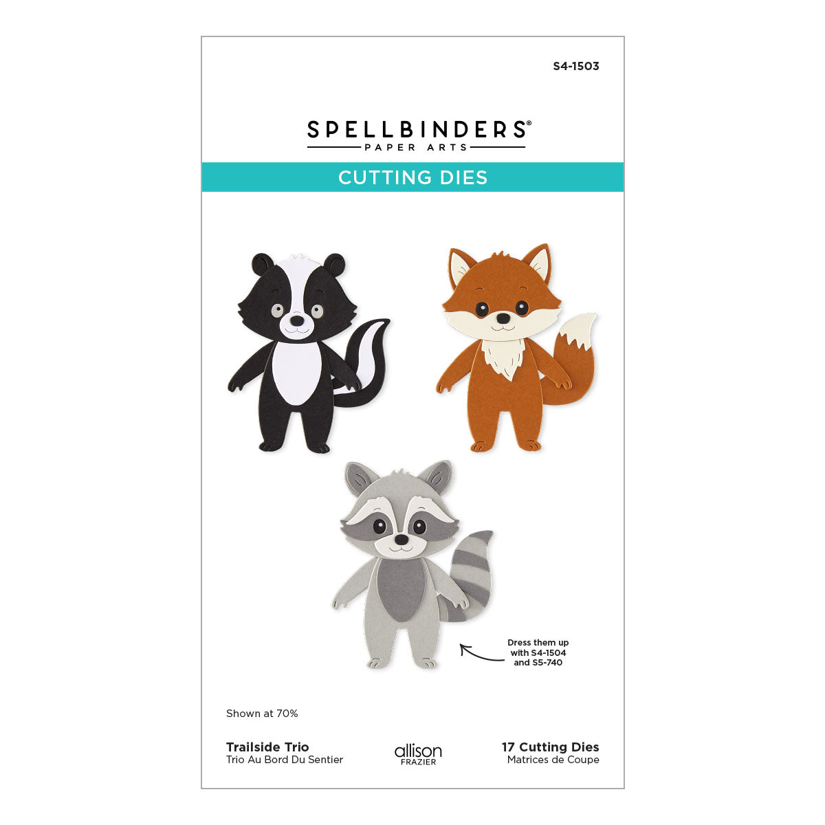 Spellbinders - Trailside Trio Etched Dies by Allison Frazier