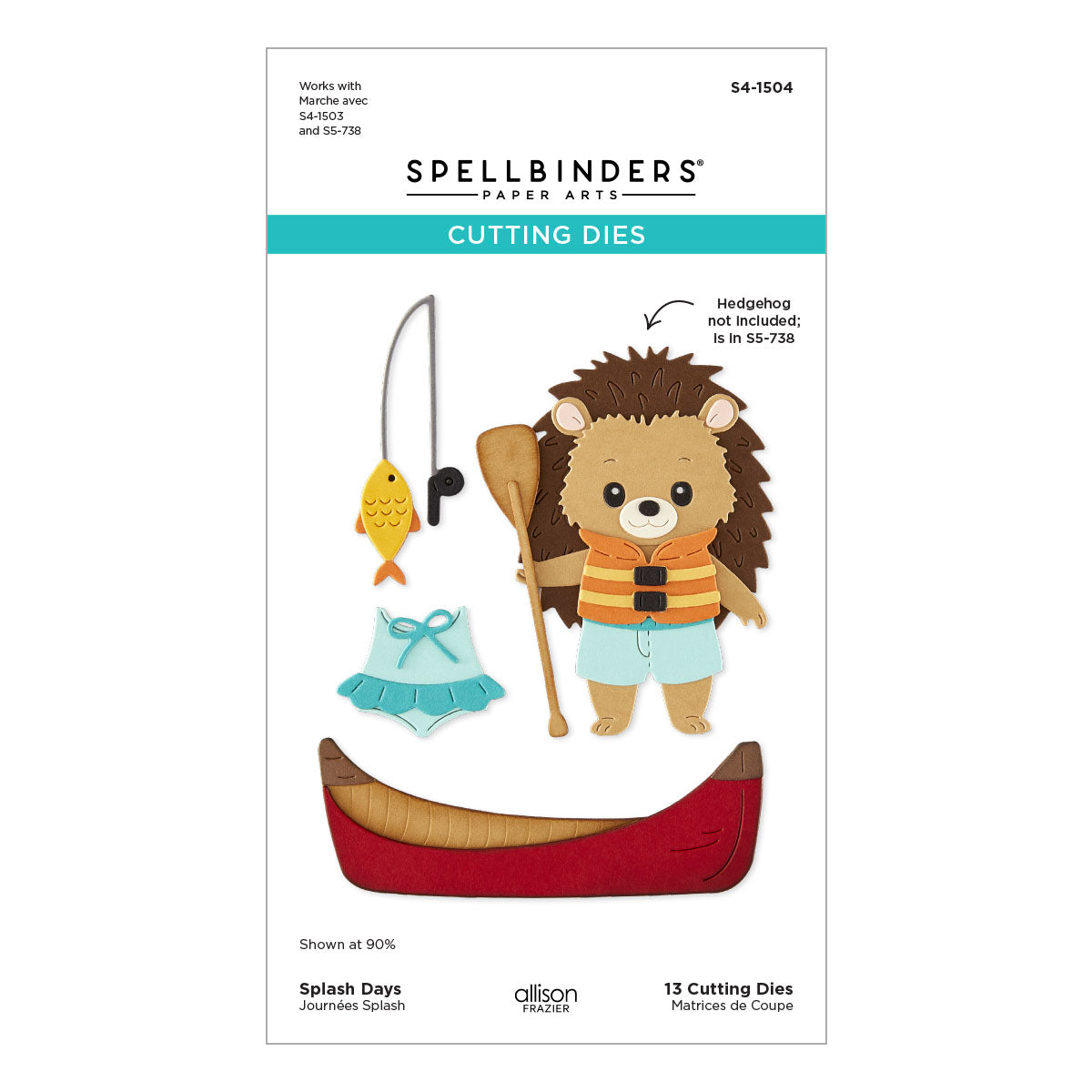Spellbinders - Splash Days Etched Dies by Allison Frazier