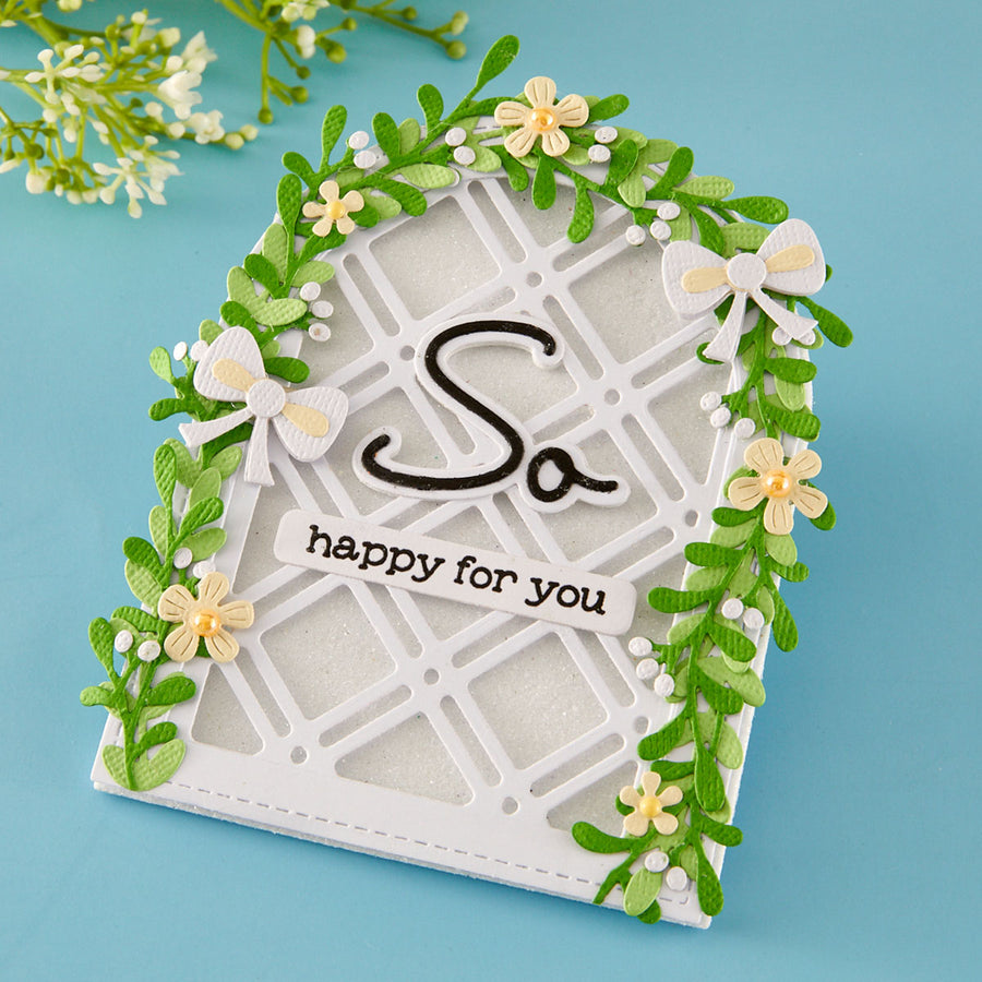 Spellbinders - Decorative Lattice Etched Dies by Lisa Horton