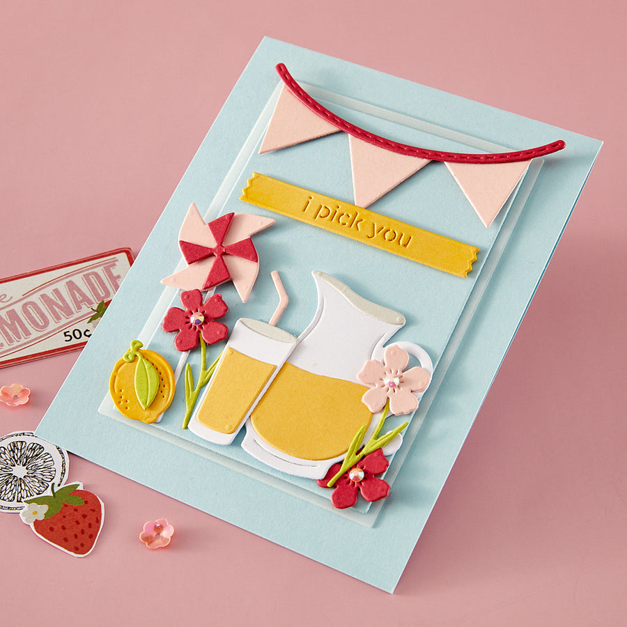 Spellbinders - Pink Lemonade Die Bundle with Simple Stories