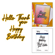 Spellbinders - Big & Bold Sentiments Etched Dies by Simon Hurley