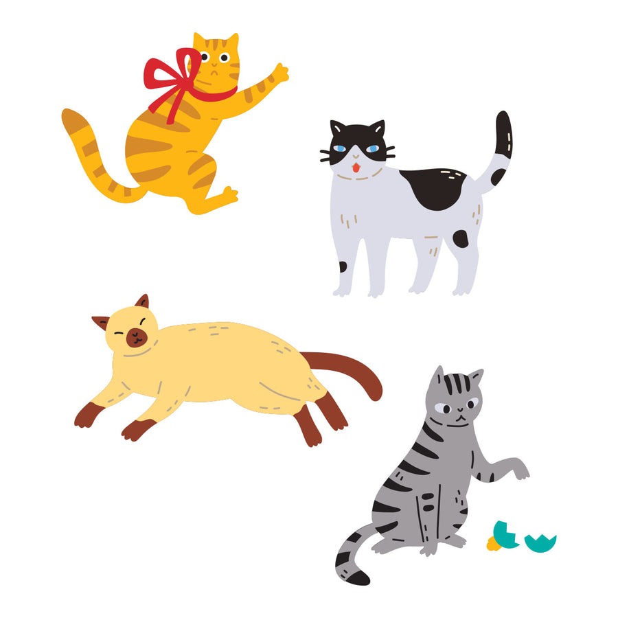 Spellbinders - Christmas Cats Etched Dies by Yana Smakula
