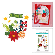 Spellbinders - Festive Floral Mix Etched Dies