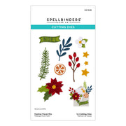 Spellbinders - Festive Floral Mix Etched Dies