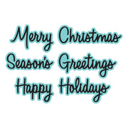 Spellbinders - Merry Greetings Etched Dies