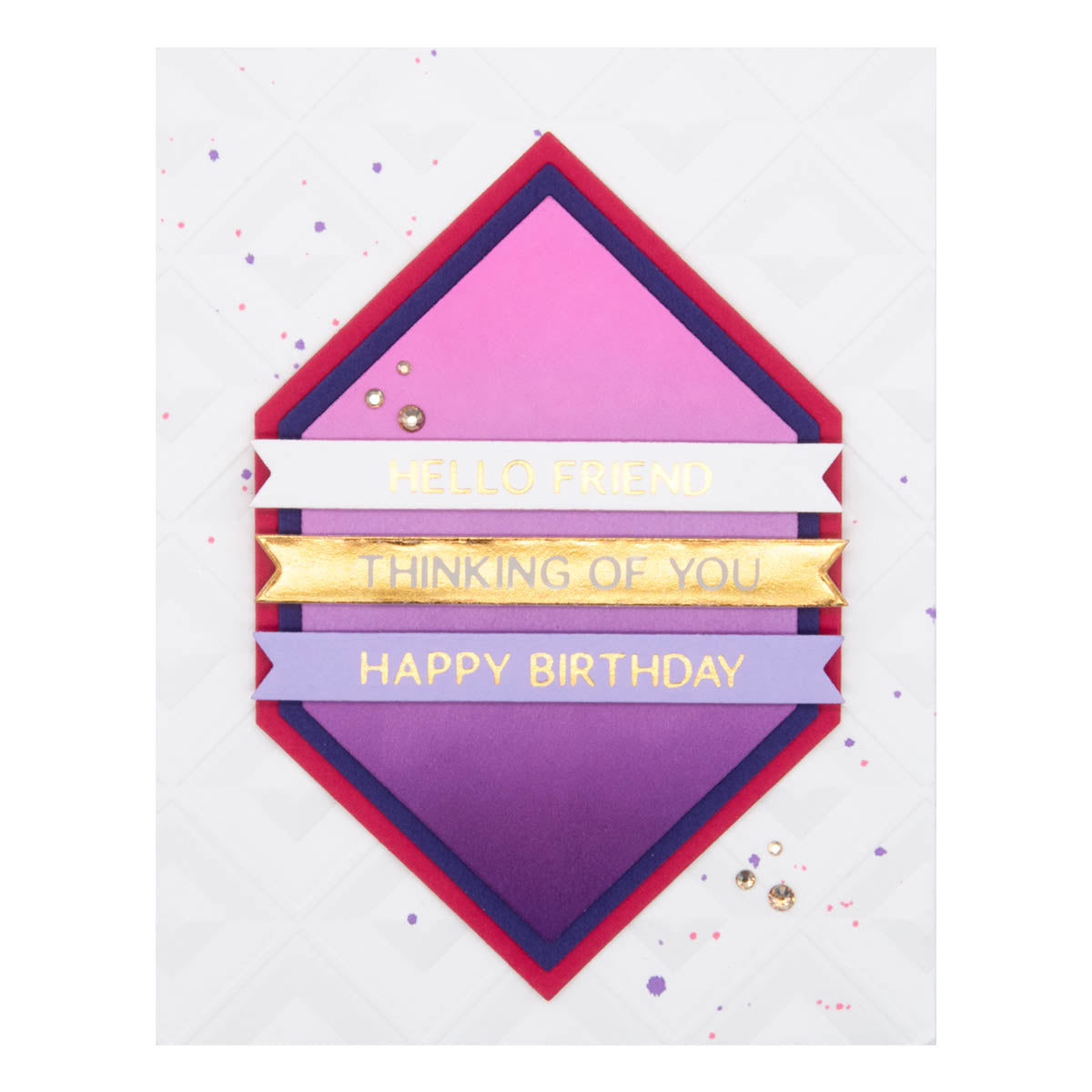 Spellbinders - Essential Hexi-Gems Etched Dies from the Hexi-Gems Collection