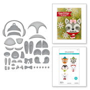 Spellbinders - Whimsical Winter Critters Etched Dies from the Merry Mug & Circle Delights Collection by Nichol Spohr