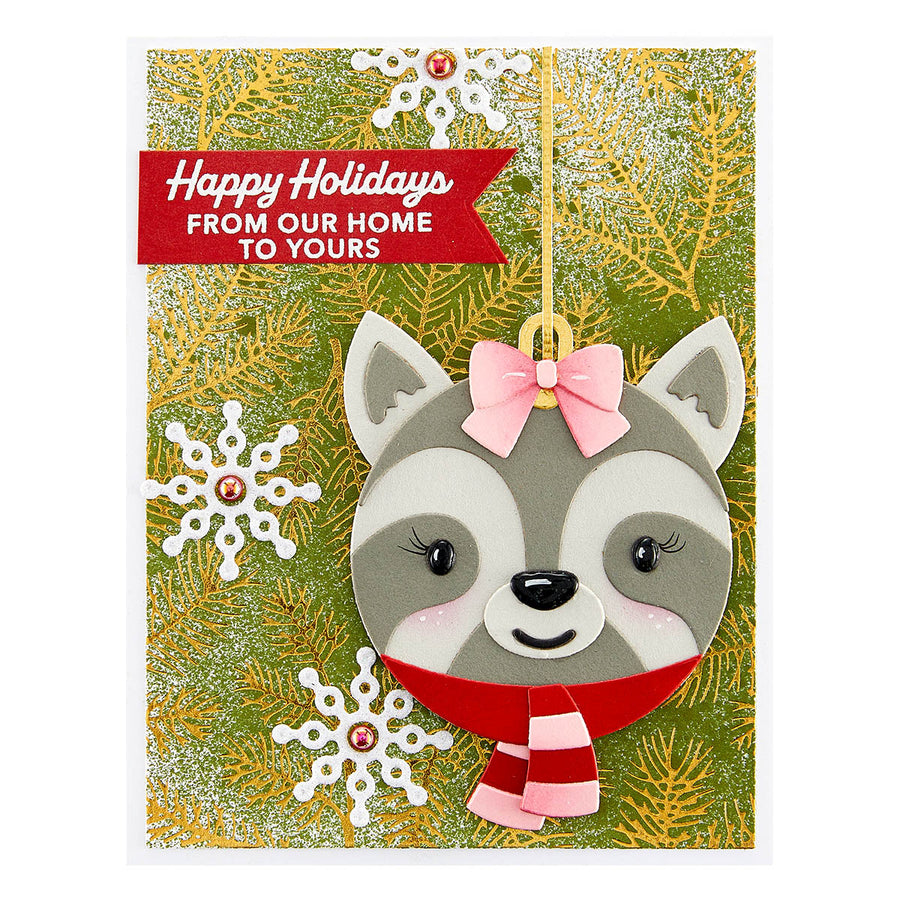 Spellbinders - Whimsical Winter Critters Etched Dies from the Merry Mug & Circle Delights Collection by Nichol Spohr