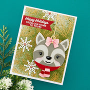 Spellbinders - Whimsical Winter Critters Etched Dies from the Merry Mug & Circle Delights Collection by Nichol Spohr