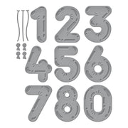 Spellbinders - Birthday Balloons Etched Dies from the Monster Birthday Collection