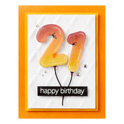 Spellbinders - Birthday Balloons Etched Dies from the Monster Birthday Collection