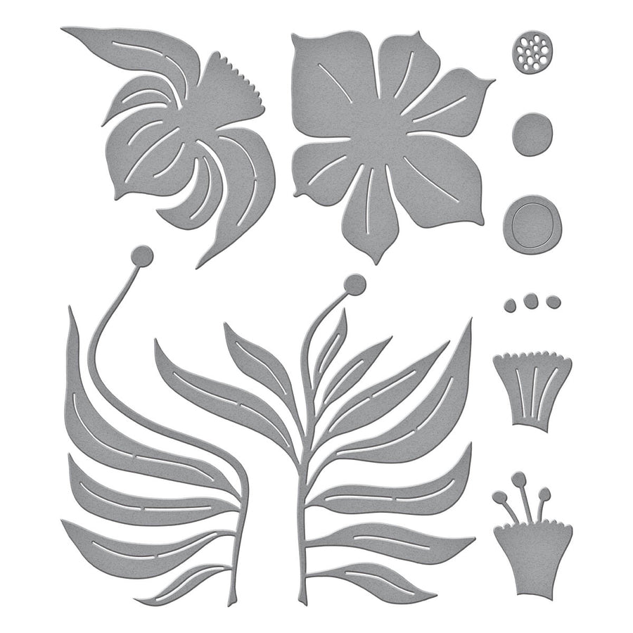 Spellbinders - Fresh Picked Daffodils Etched Dies from the Fresh Picked Collection