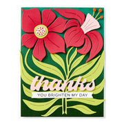 Spellbinders - Fresh Picked Daffodils Etched Dies from the Fresh Picked Collection