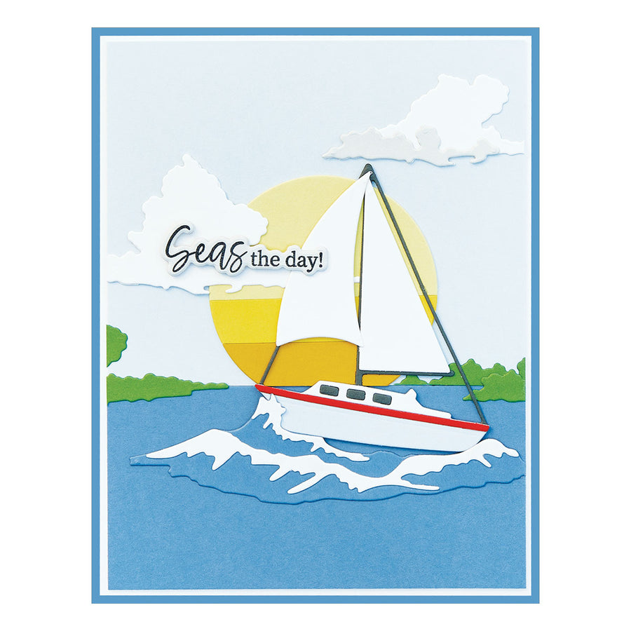 Spellbinders - Set Sail Etched Dies from the Fair Winds Collection by Dawn Woleslagle