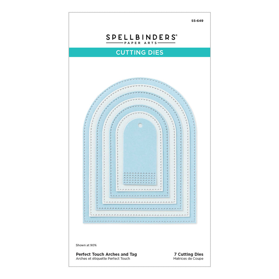 Spellbinders - Perfect Touch Arches and Tag from the On the Farm Collections