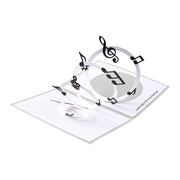 Spellbinders - Musical Notes & Stave Pop-Up Etched Dies from the Bibi's Musical Notes Collection by Bibi Cameron