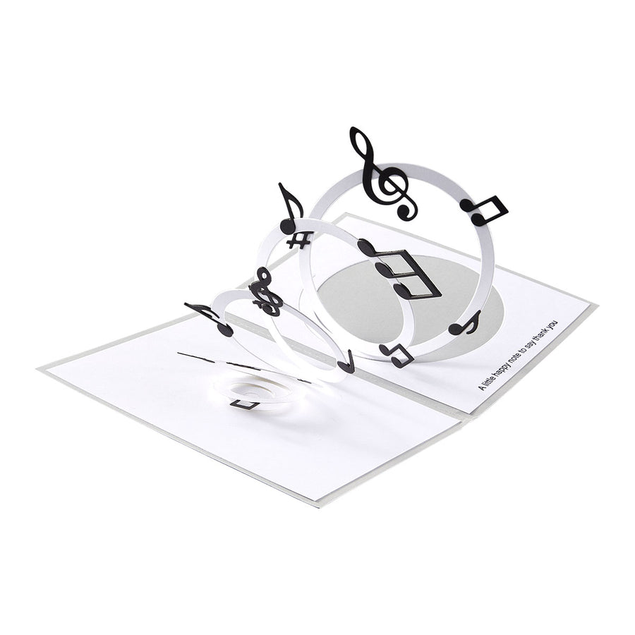 Spellbinders - Musical Notes & Stave Pop-Up Etched Dies from the Bibi's Musical Notes Collection by Bibi Cameron