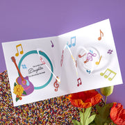 Spellbinders - Musical Notes & Stave Pop-Up Etched Dies from the Bibi's Musical Notes Collection by Bibi Cameron