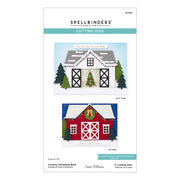 Spellbinders - Country Christmas Barn Etched Dies from the Country Christmas Collection by Annie Williams
