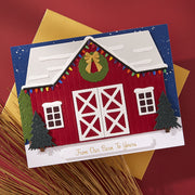 Spellbinders - Country Christmas Barn Etched Dies from the Country Christmas Collection by Annie Williams