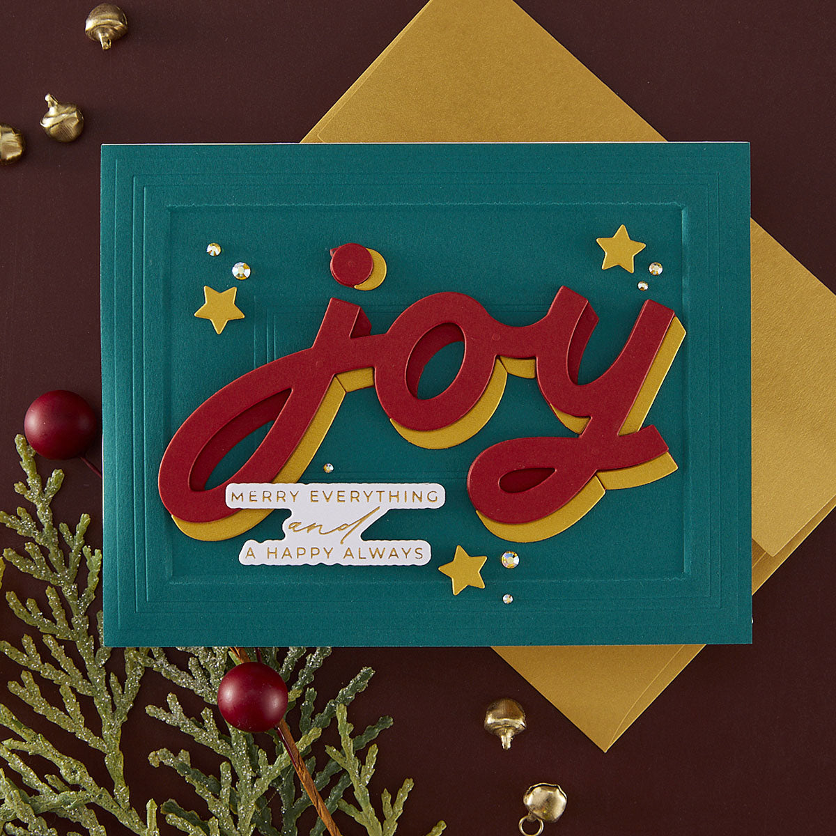 Spellbinders - Shadow Joy Etched Dies from the City Holiday Collection by Yana Smakula