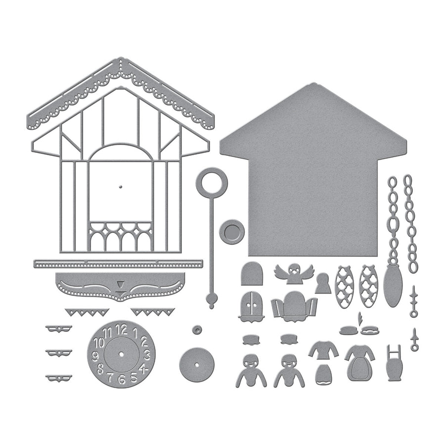 Spellbinders - Cuckoo Cottage Etched Dies from the Cuckoo Cottage Collection