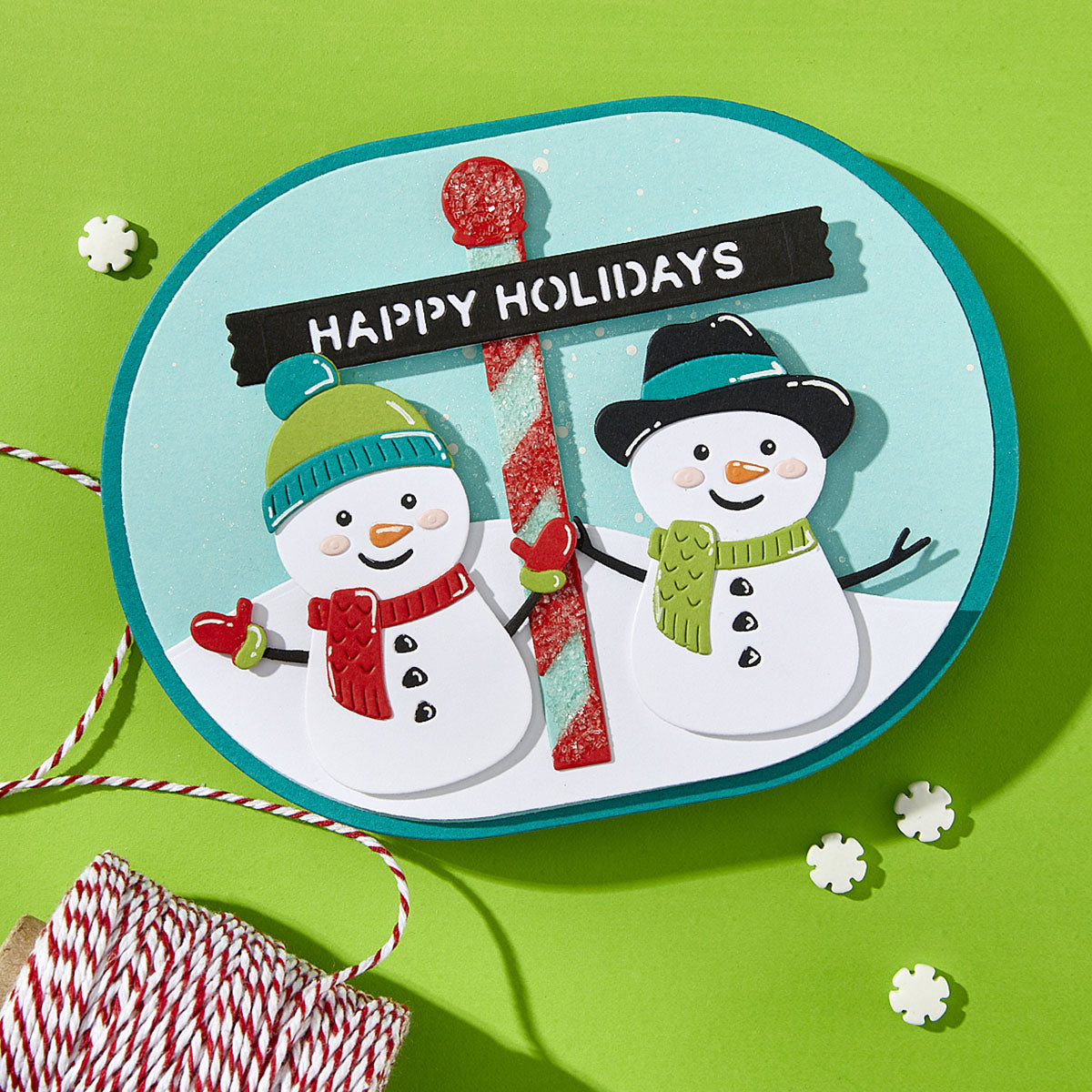 Spellbinders - North Pole Sentiments Etched Dies from the North Pole Friends Collection by Simon Hurley