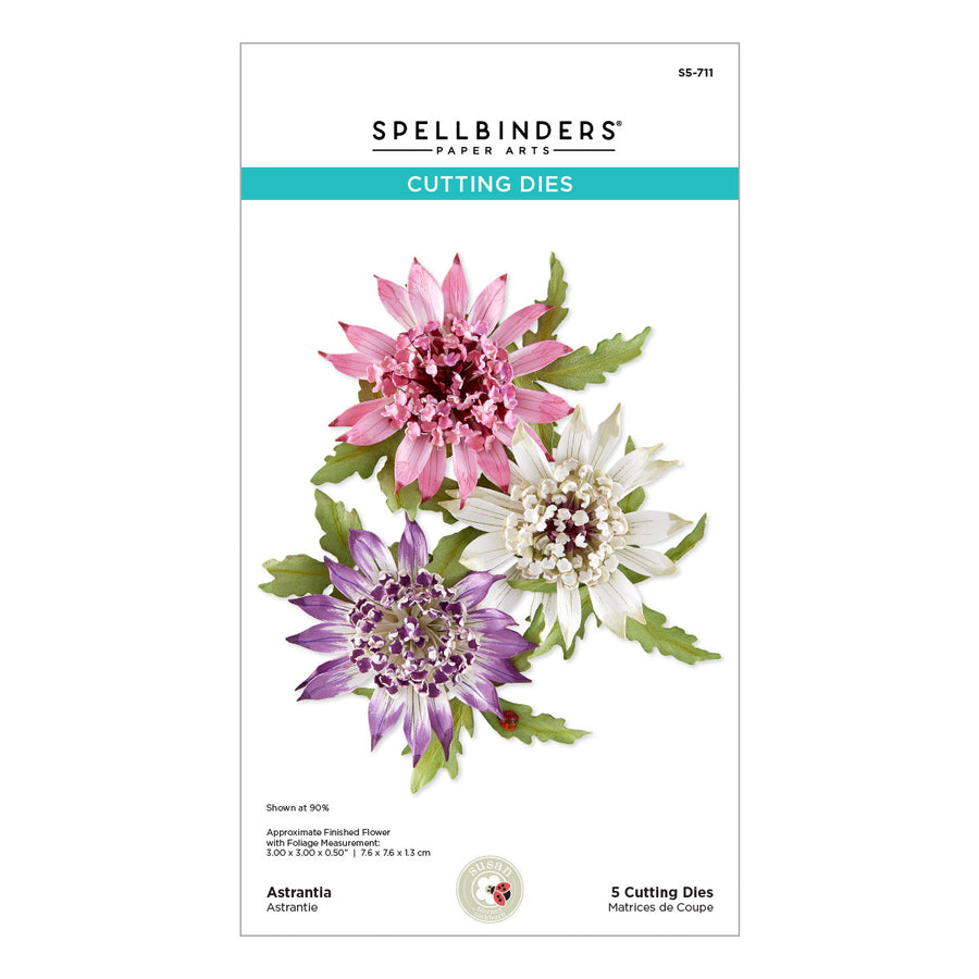 Spellbinders - Astrantia Etched Dies by Susan Tierney-Cockburn