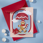 Spellbinders - Gingerbread Delivery Etched Dies from the Candy Christmas Collection by Stamperia
