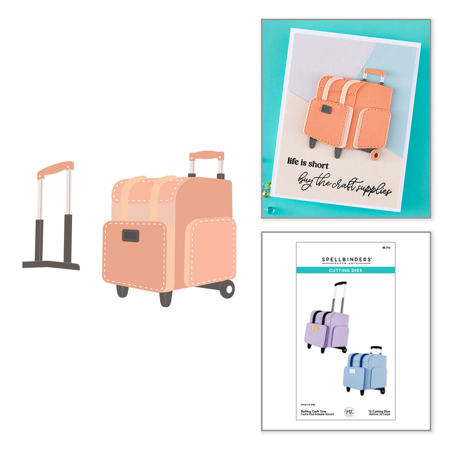 Spellbinders - Rolling Craft Tote Etched Dies by Sheri Ballantyne