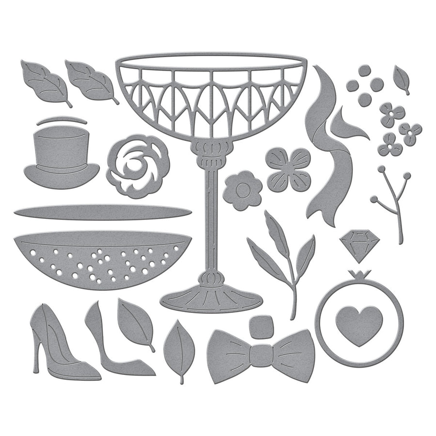Spellbinders - A Special Toast Etched Dies from the Happier Hour Collection