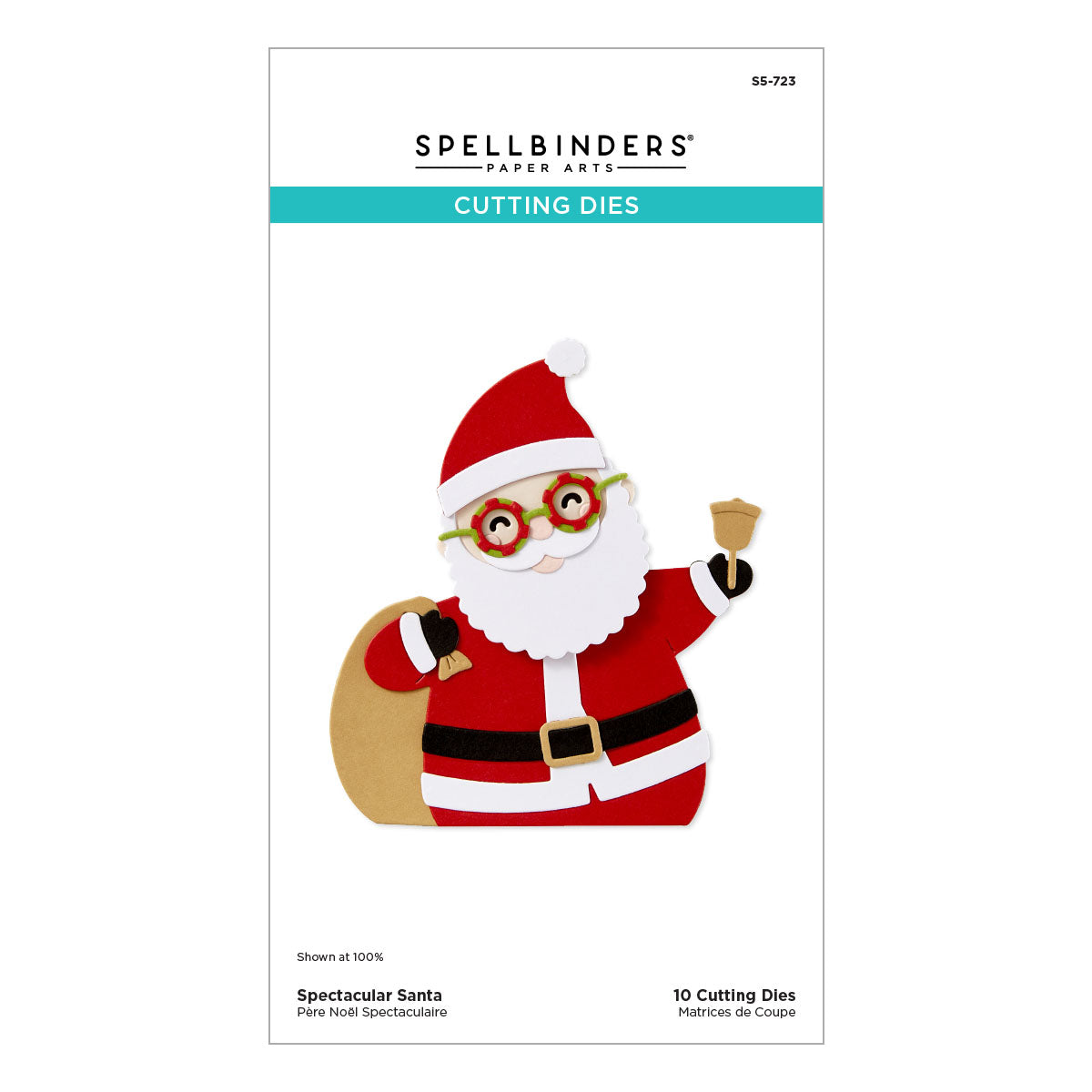 Spellbinders Spectacular Santa Etched Dies