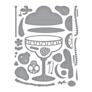 Spellbinders - Sip Sip Ole' Etched Dies from the Happier Hour Collection