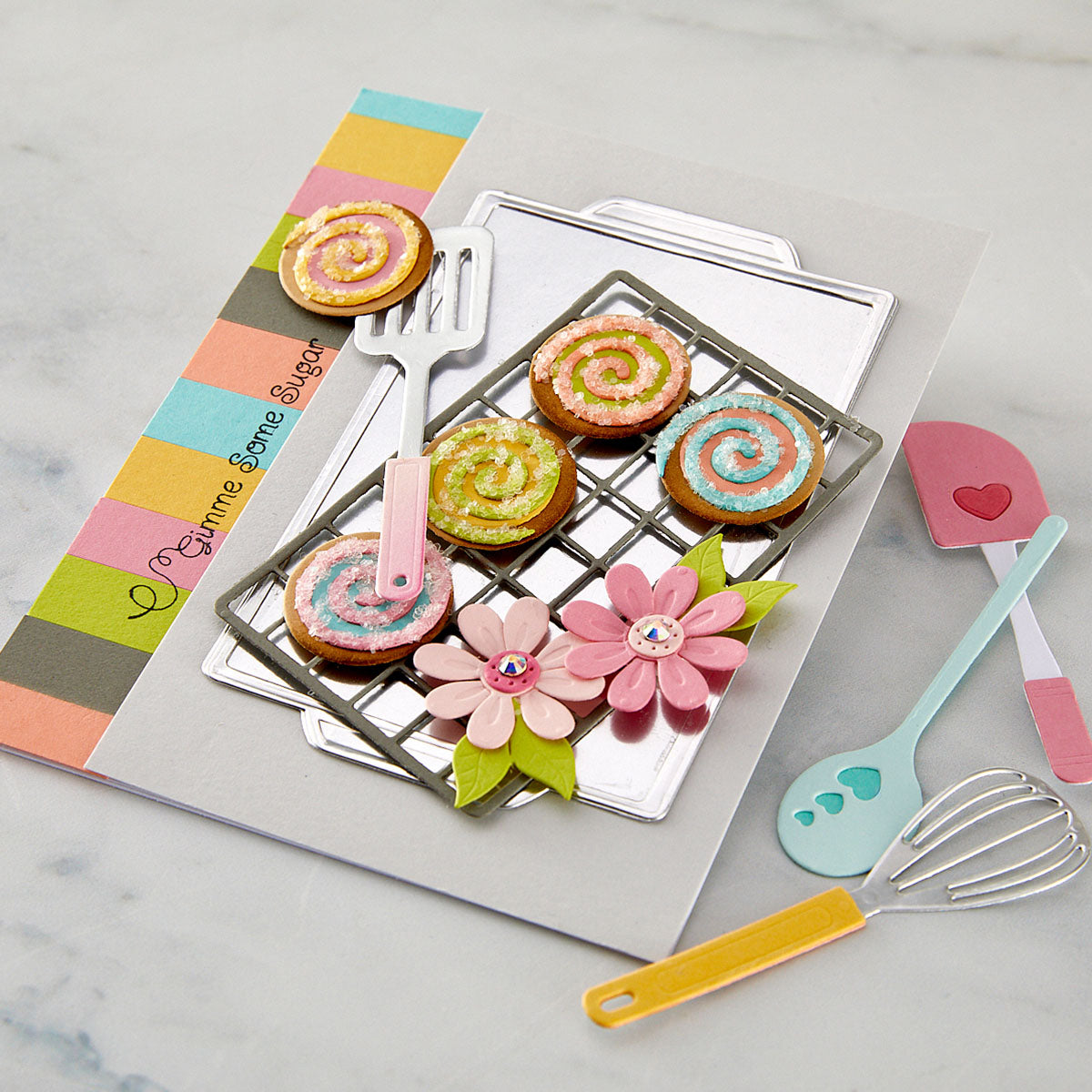 Spellbinders - Cool It Cookie Rack Etched Dies by Tina Smith