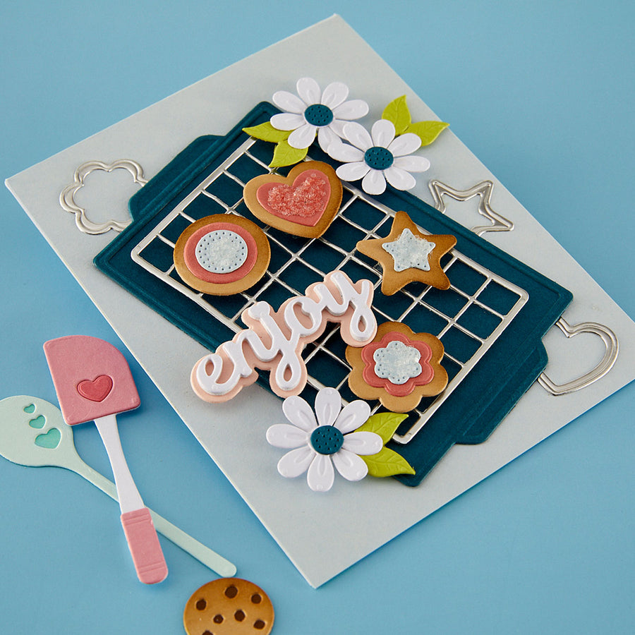 Spellbinders - Cool It Cookie Rack Etched Dies by Tina Smith