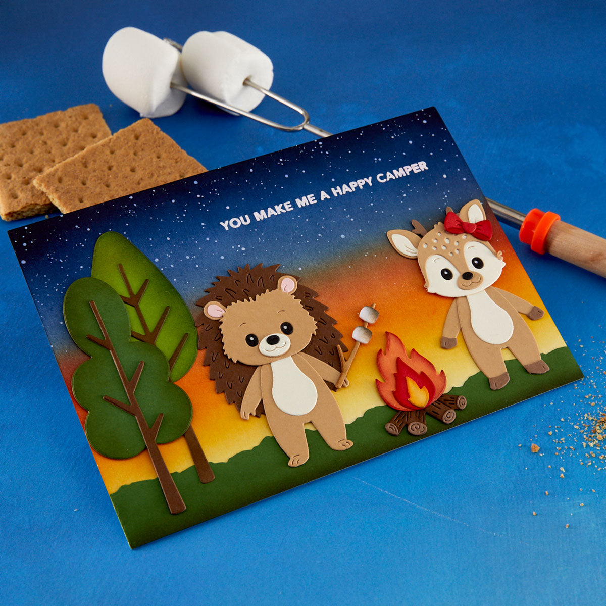 Spellbinders - Woodland Trio Etched Dies by Allison Frazier