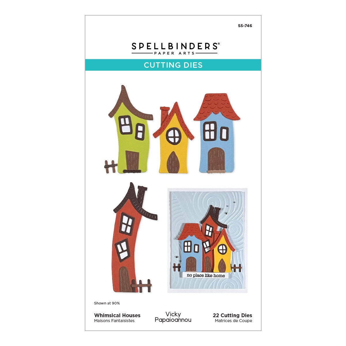 Spellbinders - Whimsical Houses Etched Dies by Vicky Papaioannou