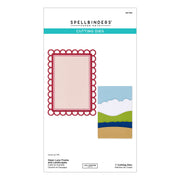 Spellbinders - Open Lace Frame and Landscapes Etched Dies by Lisa Horton