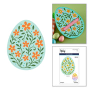 Spellbinders - In Bloom Egg Etched Dies by Simon Hurley