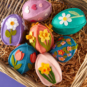 Spellbinders - 3D Eggs & Flowers Felt Décor Etched Dies by Sandi MacIver