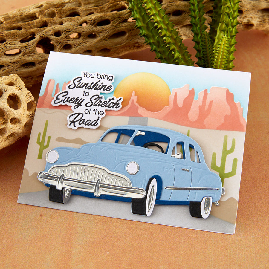 Spellbinders - Sedan Street Cruiser Etched Dies by Mindy Eggen