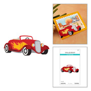 Spellbinders - Hot Rod Flames Etched Dies by Mindy Eggen