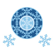 Spellbinders Snowflake Wreath Etched Dies by Lisa Horton