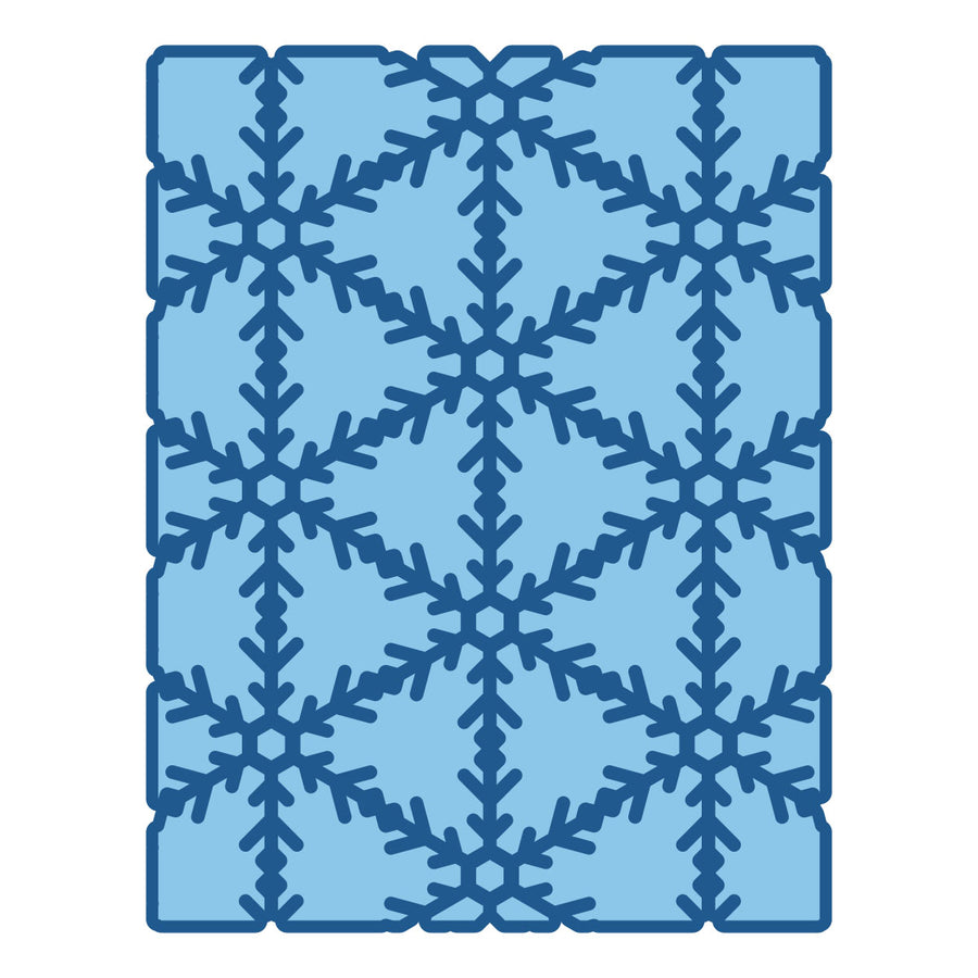 Spellbinders Snowflake Background Etched Dies by Lisa Horton