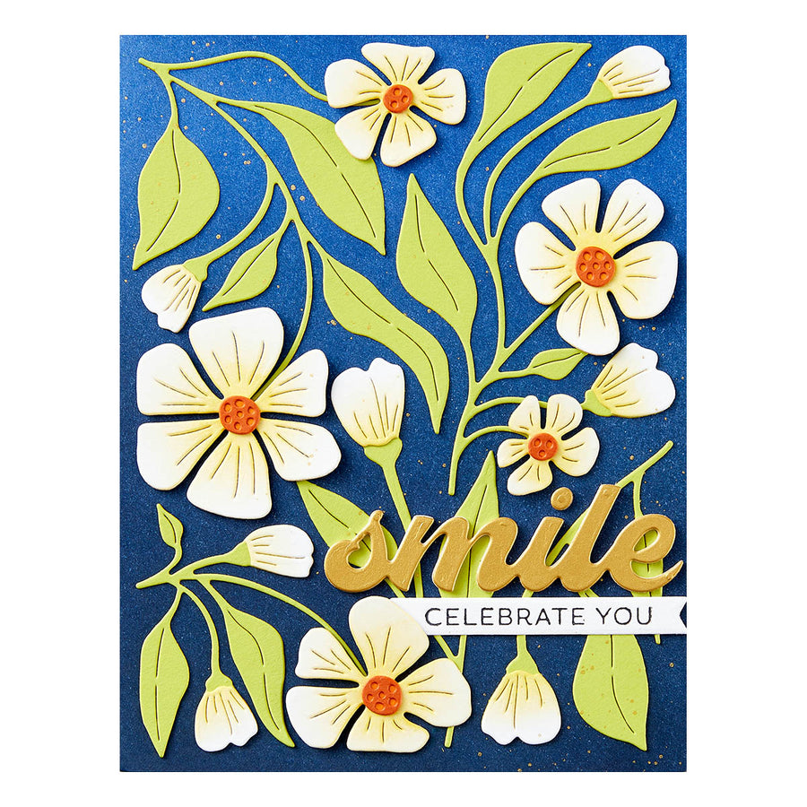 Spellbinders - Fresh Picked Buttercups Etched Dies from the Fresh Picked Collection