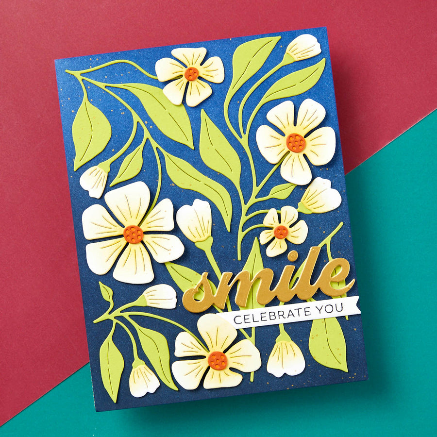 Spellbinders - Fresh Picked Buttercups Etched Dies from the Fresh Picked Collection