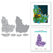 Spellbinders - Glorious Peacock Etched Dies from the Peacock Paradise Collection by Dawn Bibby